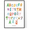 Alfabetet Barn Poster