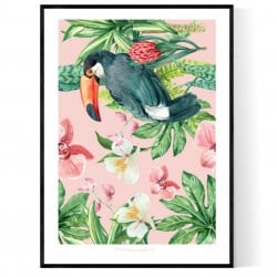 Tropical Bird Poster