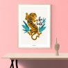 Be Wild Tiger Poster