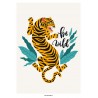 Be Wild Tiger Poster