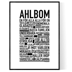 Ahlbom Poster