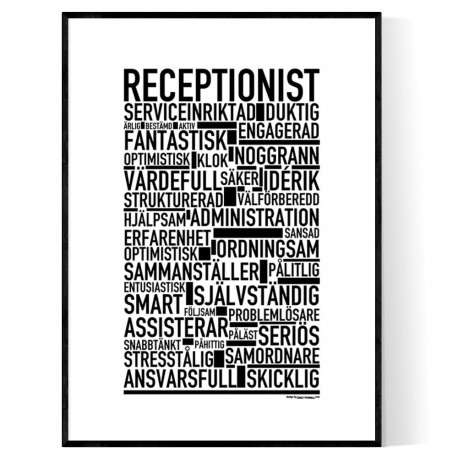 Receptionist Poster
