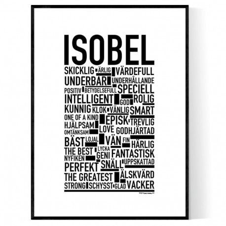 Isobel Poster