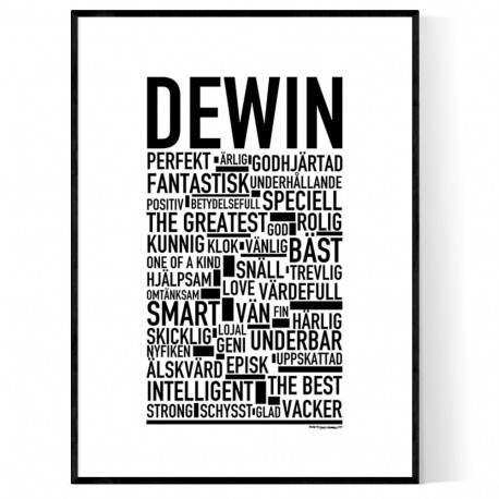 Dewin Poster