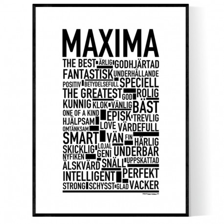 Maxima Poster