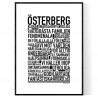 Österberg Poster