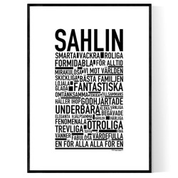 Sahlin Poster