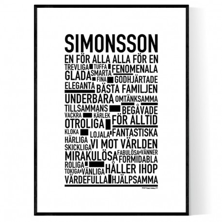 Simonsson Poster