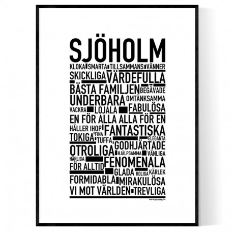 Sjöholm Poster