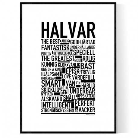 Halvar Poster