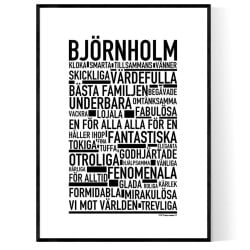 Björnholm Poster
