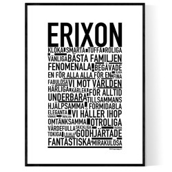 Erixon Poster