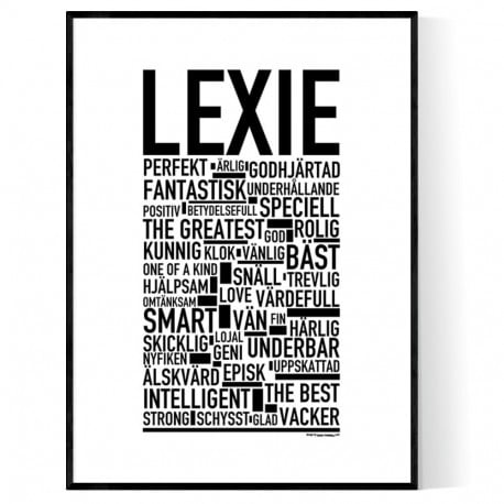 Lexie Poster