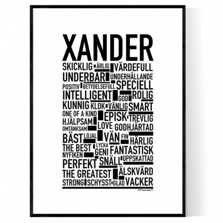 Xander Poster