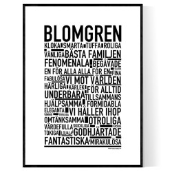 Blomgren Poster
