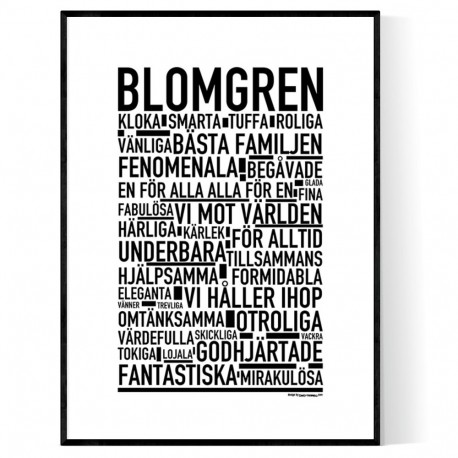 Blomgren Poster