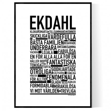 Ekdahl Poster
