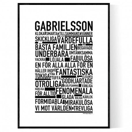 Gabrielsson Poster