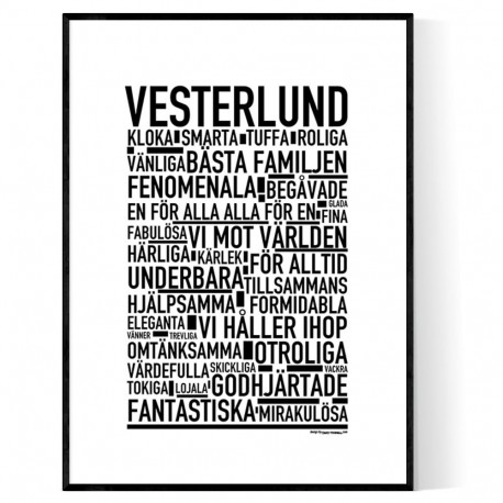Vesterlund Poster