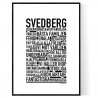Svedberg Poster