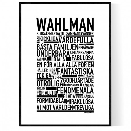 Wahlman Poster 