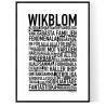 Wikblom Poster 