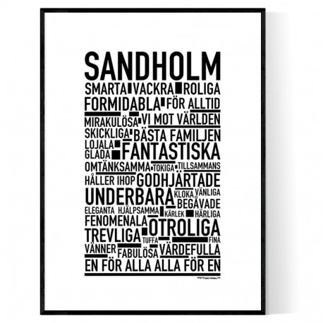 Sandholm Poster 