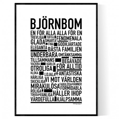 Björnbom Poster 