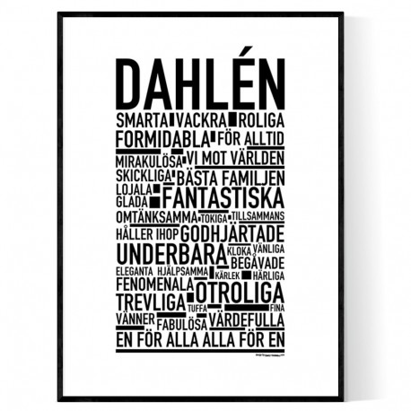 Dahlén Poster 