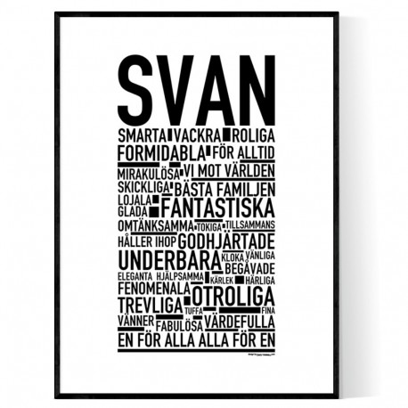 Svan Poster 