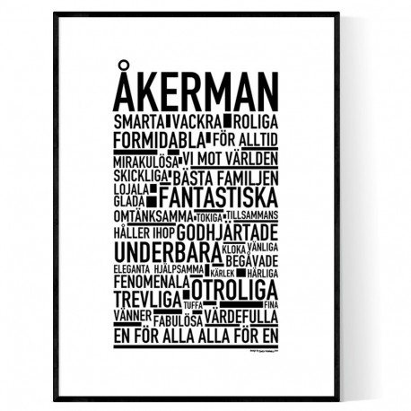 Åkerman Poster 