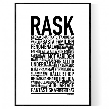 Rask Poster 