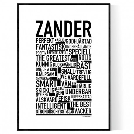 Zander Poster