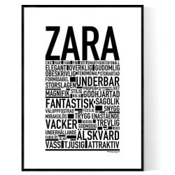 Zara Poster