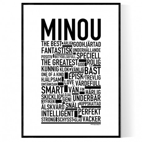 Minou Poster