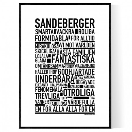 Sandeberger Poster 