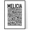 Melicia Poster