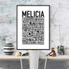 Melicia Poster