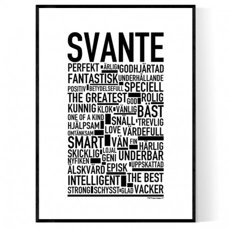 Svante Poster