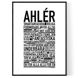 Ahlér Poster 