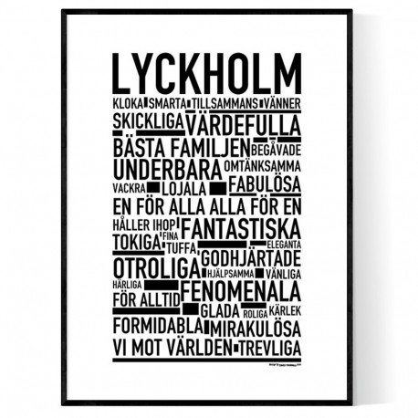 Lyckholm Poster 