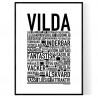 Vilda Poster