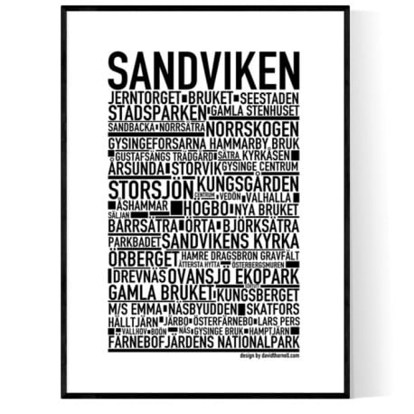 Sandviken Poster