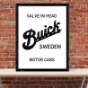 Buick Sweden Motor Poster