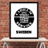 Cadillac Sweden Poster