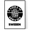 Cadillac Sweden Poster