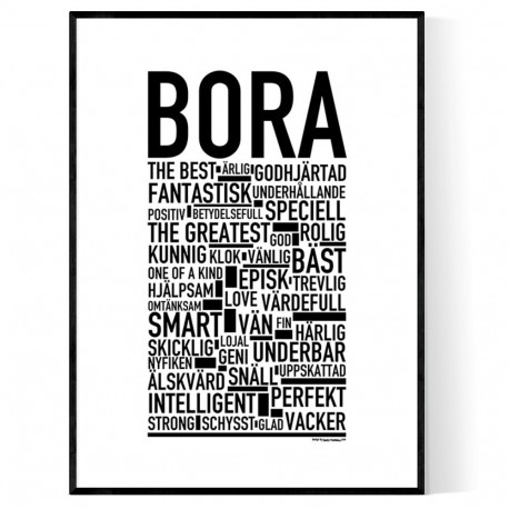 Bora Poster