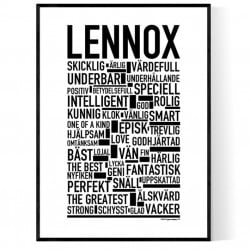Lennox Poster