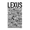 Lexus Namn Poster