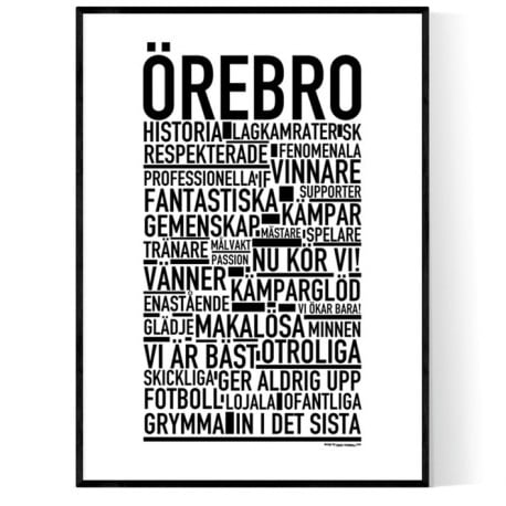 Örebro Fotboll Poster